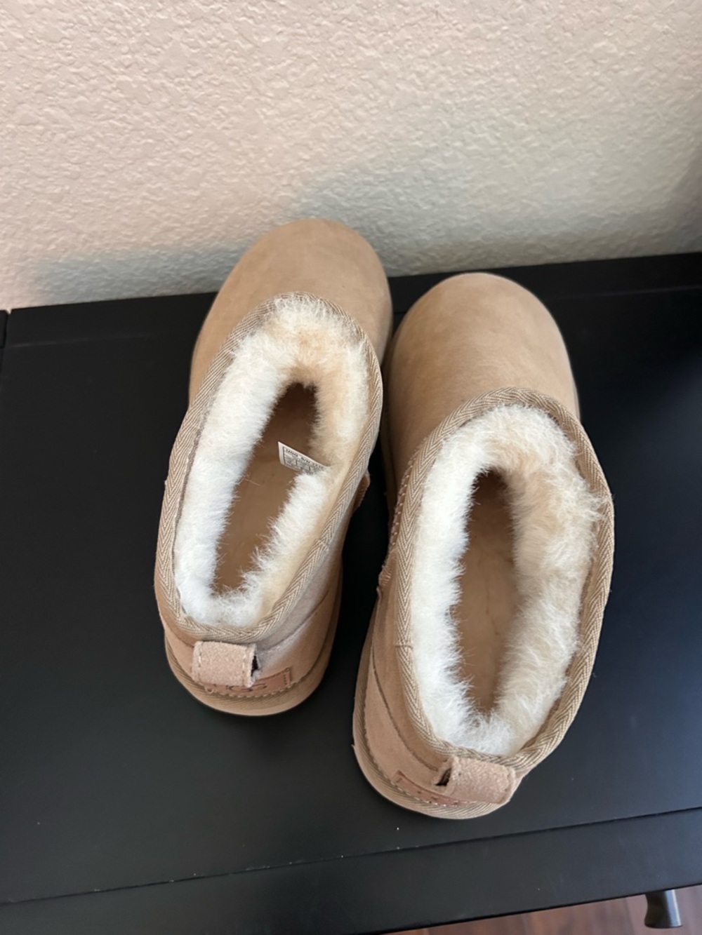 New Ugg Ultra Mini Boots Sand - Picture 3 of 5